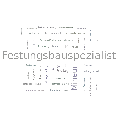 Ein anderes Wort für Festungsbauspezialist - Synonym Festungsbauspezialist