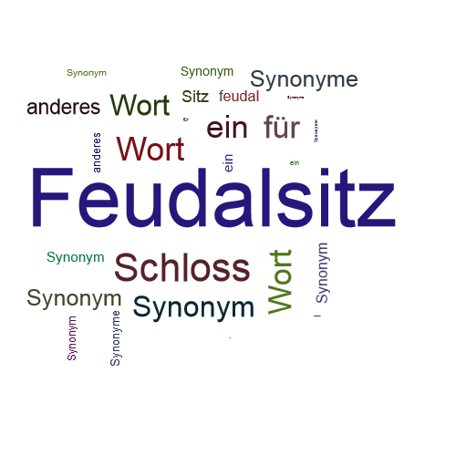 Ein anderes Wort für Feudalsitz - Synonym Feudalsitz