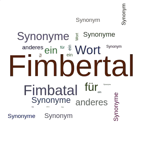 Ein anderes Wort für Fimbertal - Synonym Fimbertal