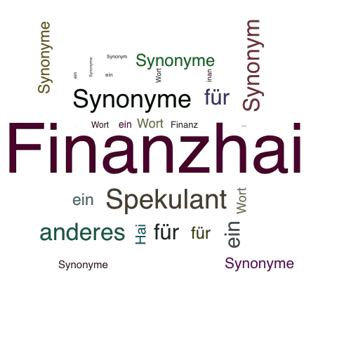Ein anderes Wort für Finanzhai - Synonym Finanzhai