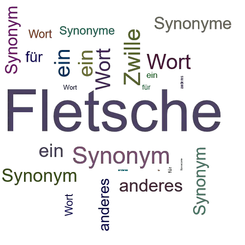 Ein anderes Wort für Fletsche - Synonym Fletsche