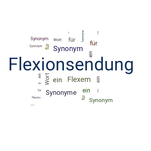 Ein anderes Wort für Flexionsendung - Synonym Flexionsendung