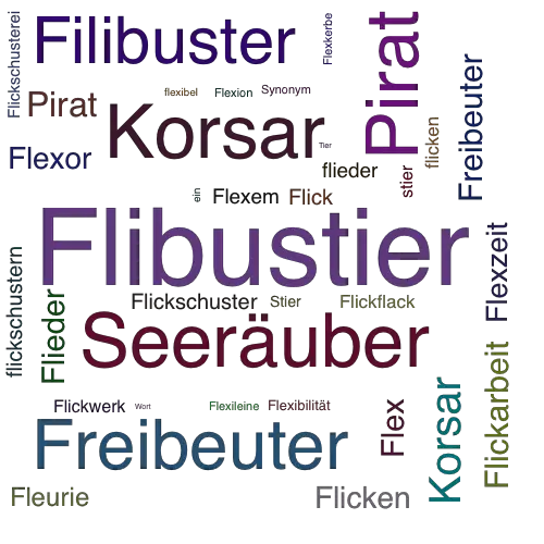 Ein anderes Wort für Flibustier - Synonym Flibustier