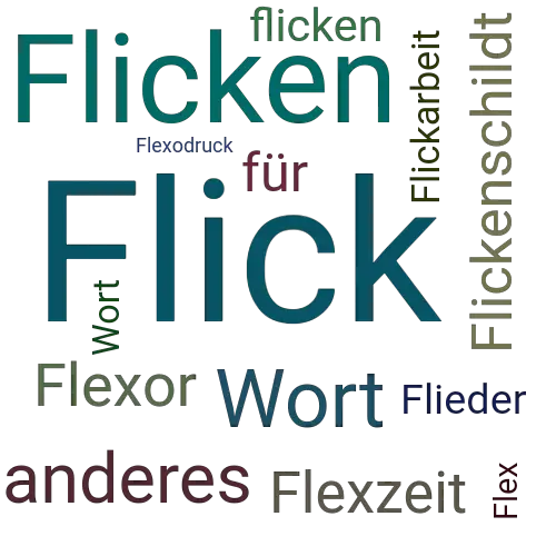 Ein anderes Wort für Flick - Synonym Flick