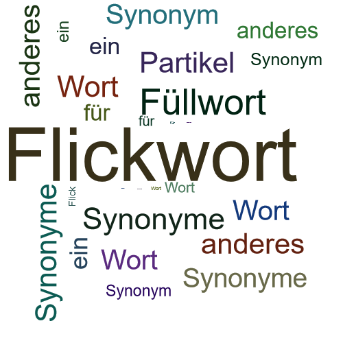 Ein anderes Wort für Flickwort - Synonym Flickwort