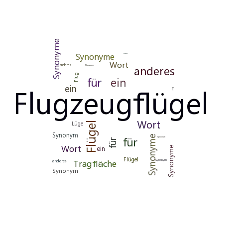 Ein anderes Wort für Flugzeugflügel - Synonym Flugzeugflügel