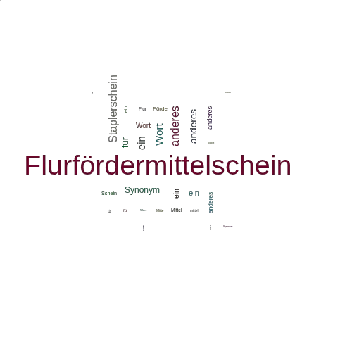 Ein anderes Wort für Flurfördermittelschein - Synonym Flurfördermittelschein