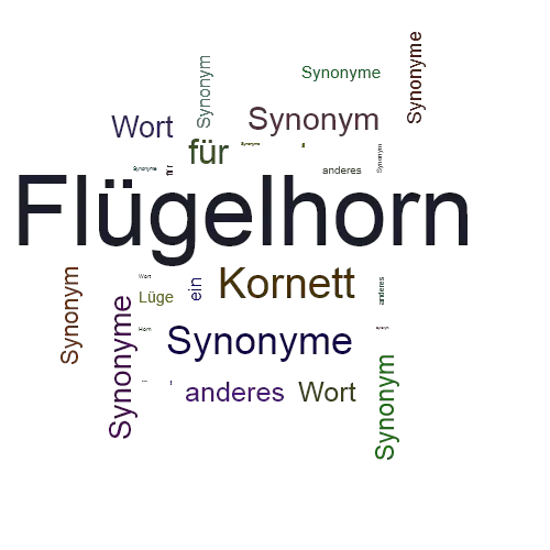 Ein anderes Wort für Flügelhorn - Synonym Flügelhorn