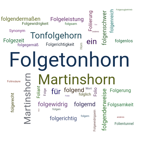 Ein anderes Wort für Folgetonhorn - Synonym Folgetonhorn