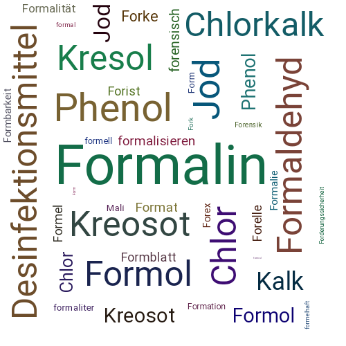 Ein anderes Wort für Formalin - Synonym Formalin