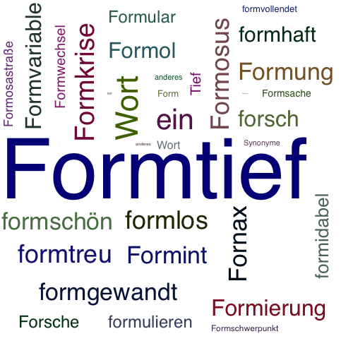 Ein anderes Wort für Formtief - Synonym Formtief