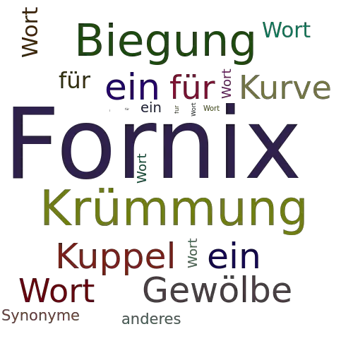 Ein anderes Wort für Fornix - Synonym Fornix