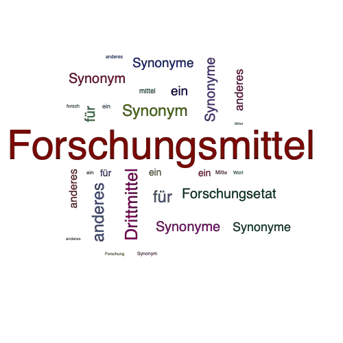 Ein anderes Wort für Forschungsmittel - Synonym Forschungsmittel