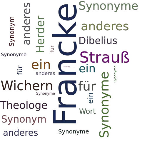 Ein anderes Wort für Francke - Synonym Francke