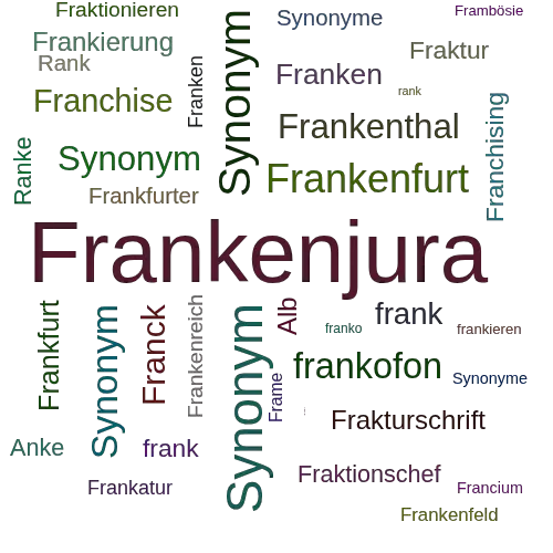 Ein anderes Wort für Frankenalb - Synonym Frankenalb