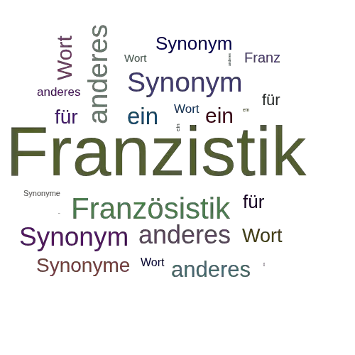 Ein anderes Wort für Franzistik - Synonym Franzistik