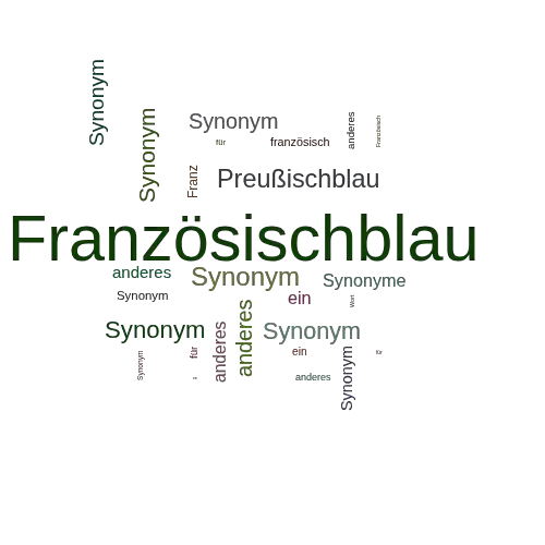 Ein anderes Wort für Französischblau - Synonym Französischblau