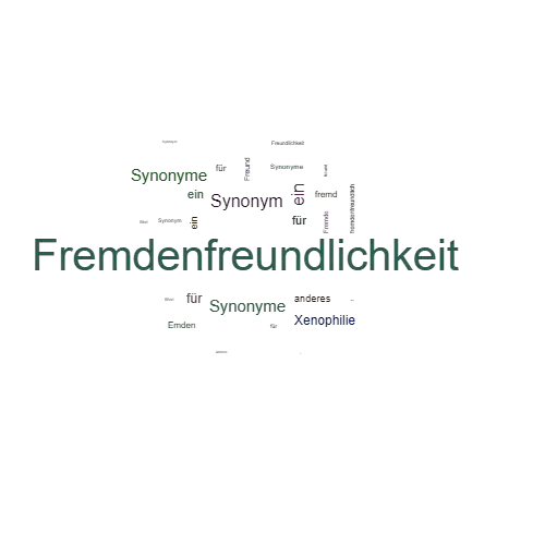 Ein anderes Wort für Fremdenfreundlichkeit - Synonym Fremdenfreundlichkeit