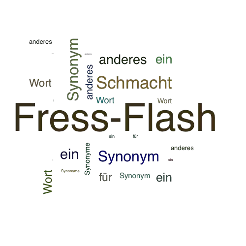 Ein anderes Wort für Fress-Flash - Synonym Fress-Flash