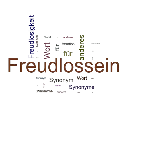Ein anderes Wort für Freudlossein - Synonym Freudlossein