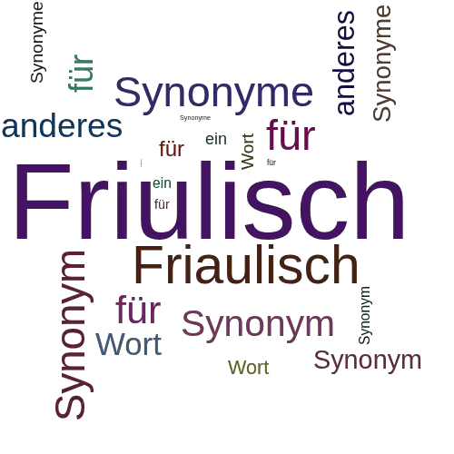 Ein anderes Wort für Friulisch - Synonym Friulisch