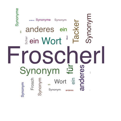 Ein anderes Wort für Froscherl - Synonym Froscherl