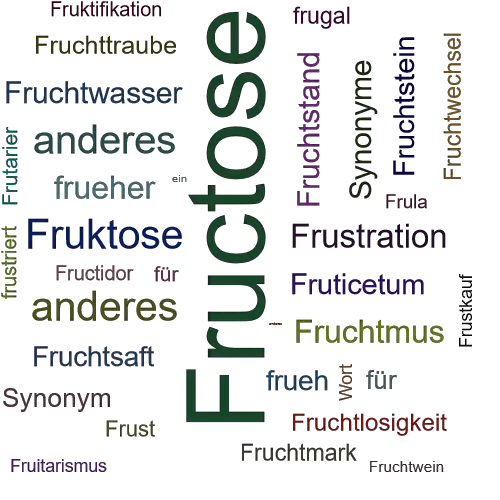 Ein anderes Wort für Fructose - Synonym Fructose