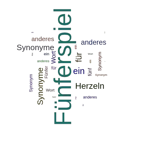 Ein anderes Wort für Fünferspiel - Synonym Fünferspiel