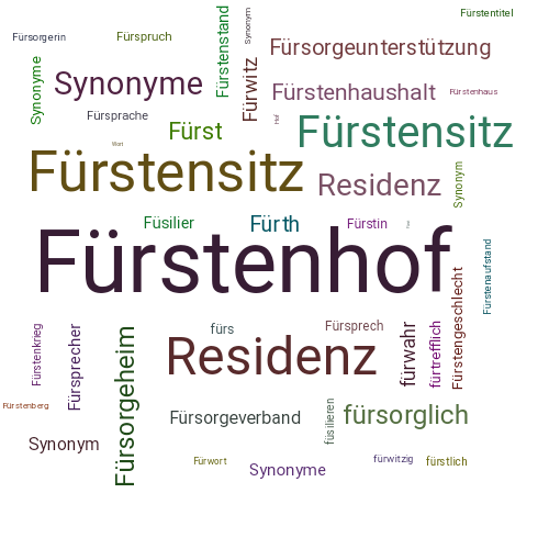 Ein anderes Wort für Fürstenhof - Synonym Fürstenhof