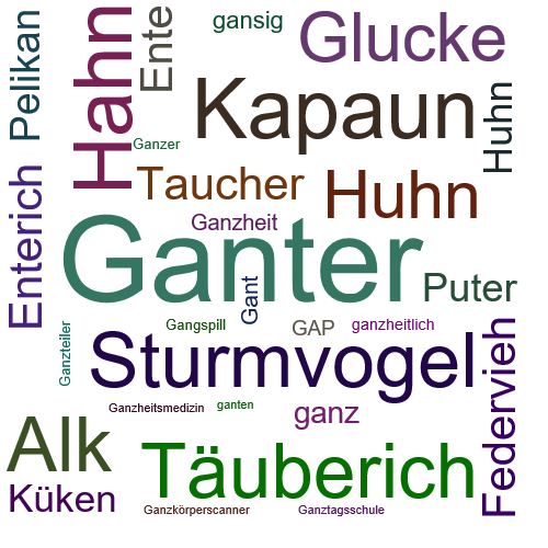Ein anderes Wort für Ganter - Synonym Ganter