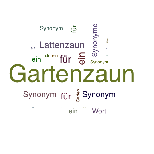 Ein anderes Wort für Gartenzaun - Synonym Gartenzaun