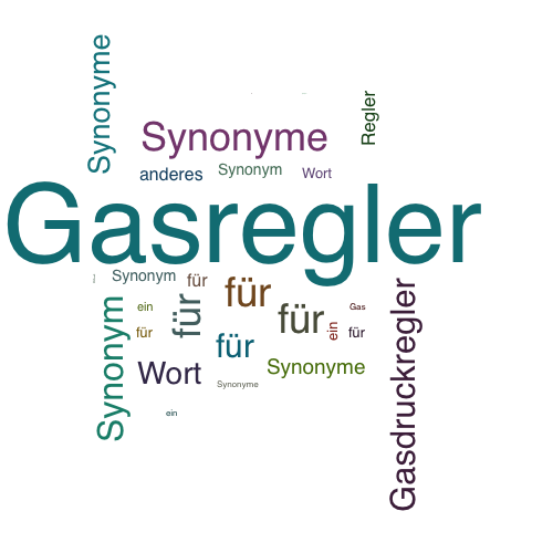 Ein anderes Wort für Gasregler - Synonym Gasregler