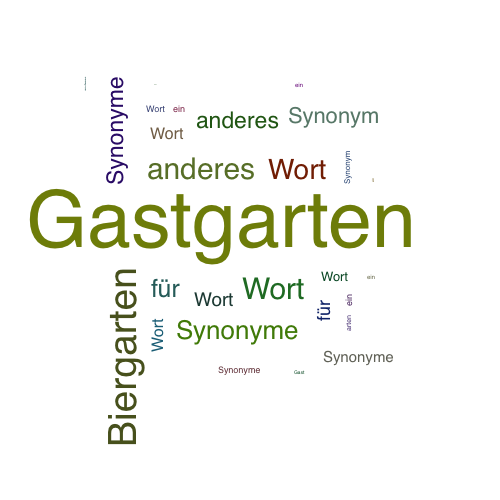 Ein anderes Wort für Gastgarten - Synonym Gastgarten