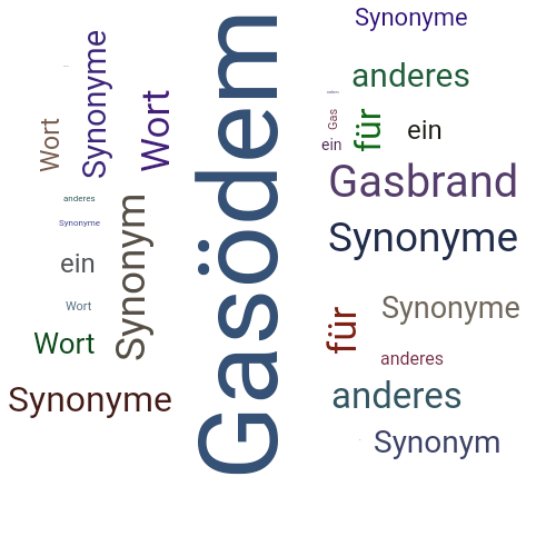 Ein anderes Wort für Gasödem - Synonym Gasödem