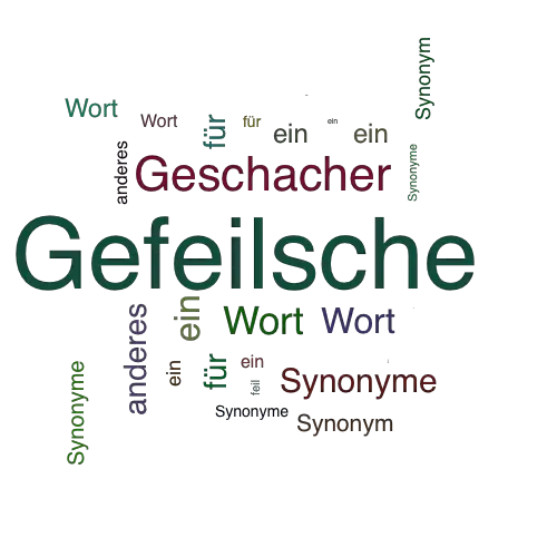 Ein anderes Wort für Gefeilsche - Synonym Gefeilsche