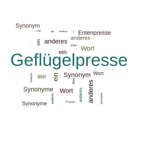 Ein anderes Wort für Geflügelpresse - Synonym Geflügelpresse