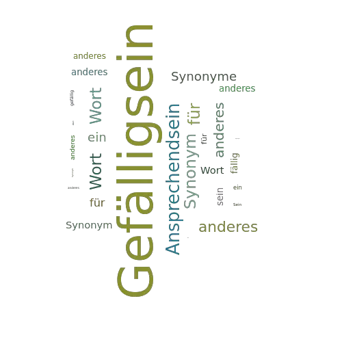 Ein anderes Wort für Gefälligsein - Synonym Gefälligsein