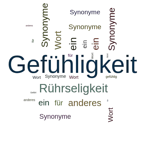 Ein anderes Wort für Gefühligkeit - Synonym Gefühligkeit