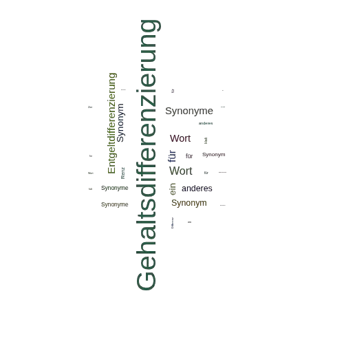 Ein anderes Wort für Gehaltsdifferenzierung - Synonym Gehaltsdifferenzierung