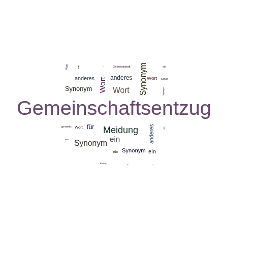 Ein anderes Wort für Gemeinschaftsentzug - Synonym Gemeinschaftsentzug