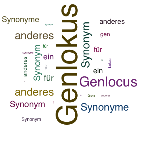 Ein anderes Wort für Genlokus - Synonym Genlokus