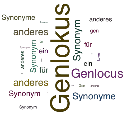 Ein anderes Wort für Genlokus - Synonym Genlokus