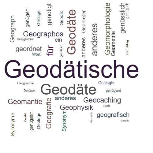 Ein anderes Wort für Geodätische - Synonym Geodätische