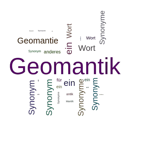 Ein anderes Wort für Geomantik - Synonym Geomantik