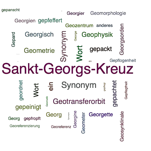 Ein anderes Wort für Georgskreuz - Synonym Georgskreuz