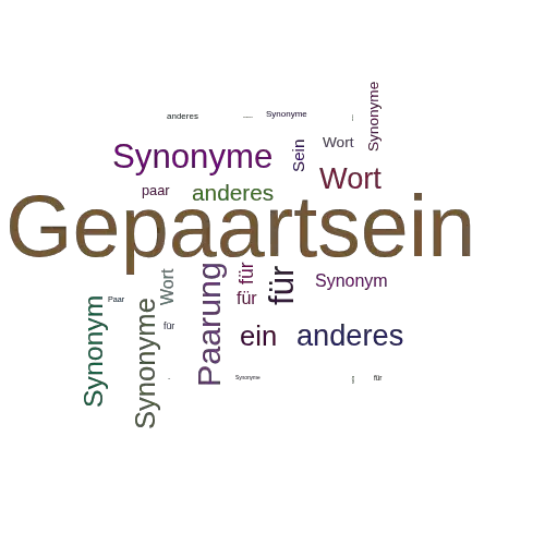 Ein anderes Wort für Gepaartsein - Synonym Gepaartsein