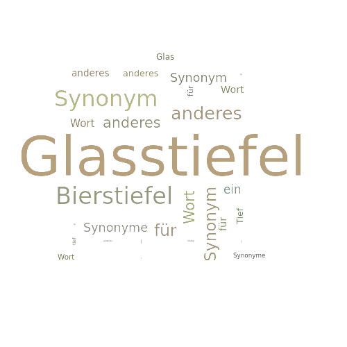 Ein anderes Wort für Glasstiefel - Synonym Glasstiefel