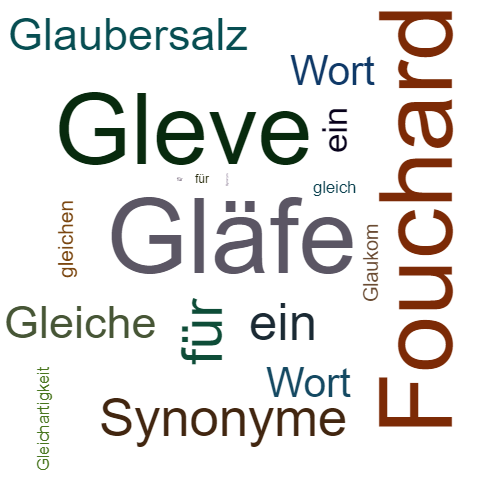 Ein anderes Wort für Glefe - Synonym Glefe