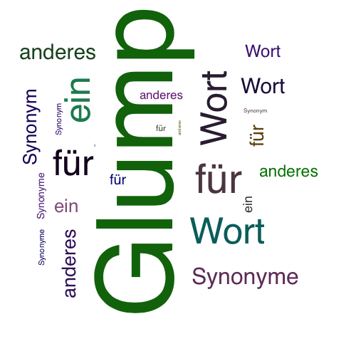 Ein anderes Wort für Glump - Synonym Glump