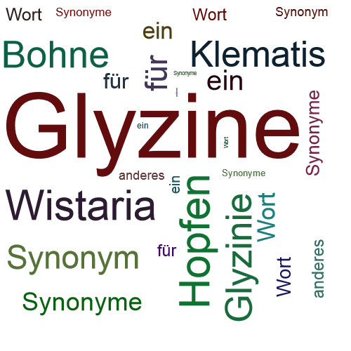 Ein anderes Wort für Glyzine - Synonym Glyzine